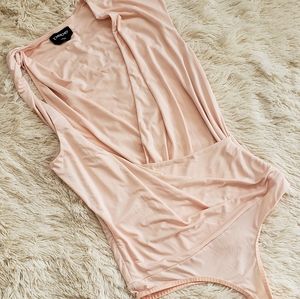 Bebe light pink bodysuit